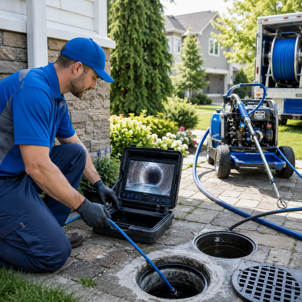 Outdoor drain cleaning professionals serving Venice, IL